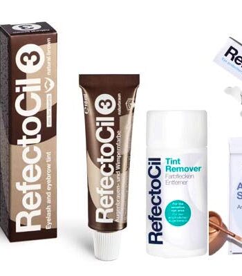 Refectocil Øjenbryn & Vipper Farve Sæt - Naturlig Brun 100 stk