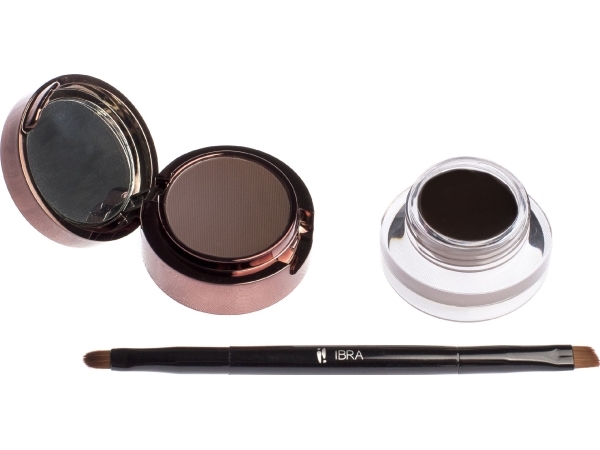 Ibra Ibrapomade og Øjenbrynsskygge Mørk Chokolade