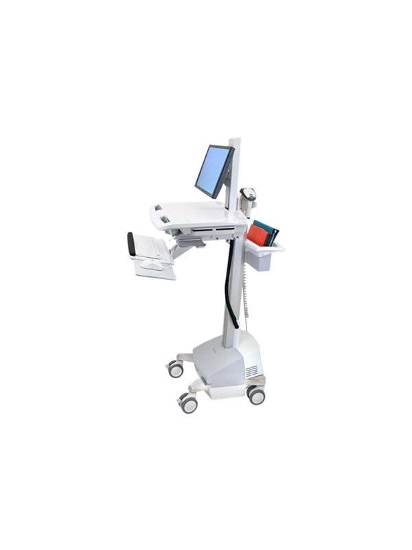 Ergotron StyleView Vogn til LCD med Opladning - Rød