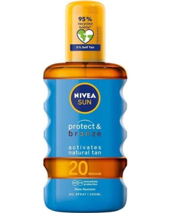 NiveaSun Beskyttende Tan Aktiv Oil SPF 20 - 200 ml