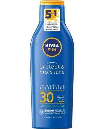 Nivea Sun Lotion SPF 30 - Beskyttelse og fugt, 200 ml