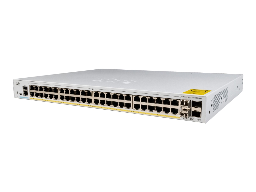 Cisco Catalyst 1000-48fp Switch - Administreret PoE 740W