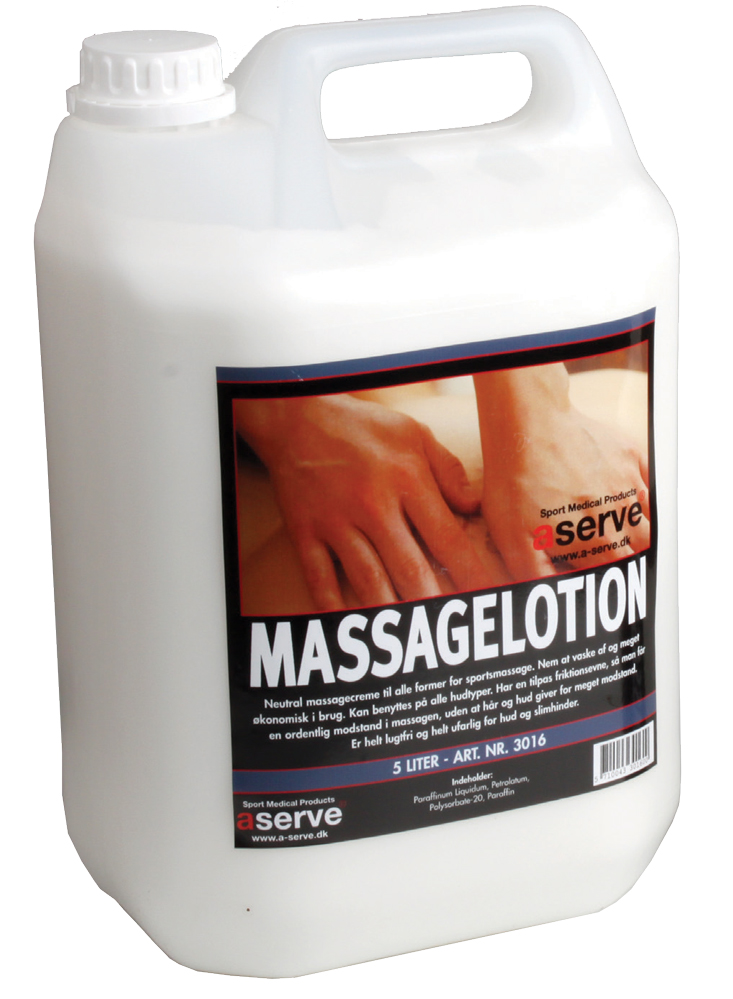 Aserve Massage Lotion 5 Liter – Ideel til Sportsmassage