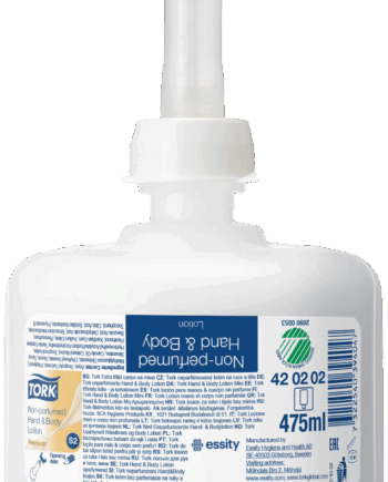 Tork Hånd- og Krop Lotion 475ml – Beskytter og Nærer Huden