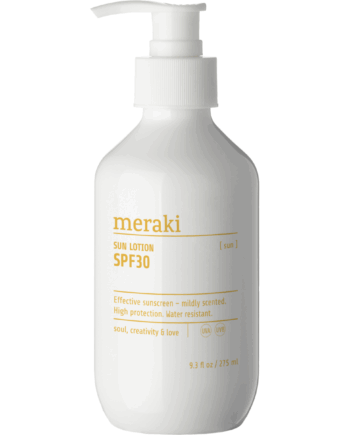 Hvid Solcreme med SPF 30 – Meraki Bittenbybeauty