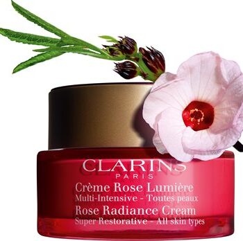 Clarins Rose Radiance Dagcreme til Moden Hud - Strålende Effekt
