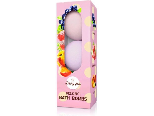 Dairy Fun Badebold 3x100g - Trusk Blåbær Tilbud!