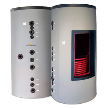 Biovarme 2000L Isoleret Akkumuleringstank med Solspiral