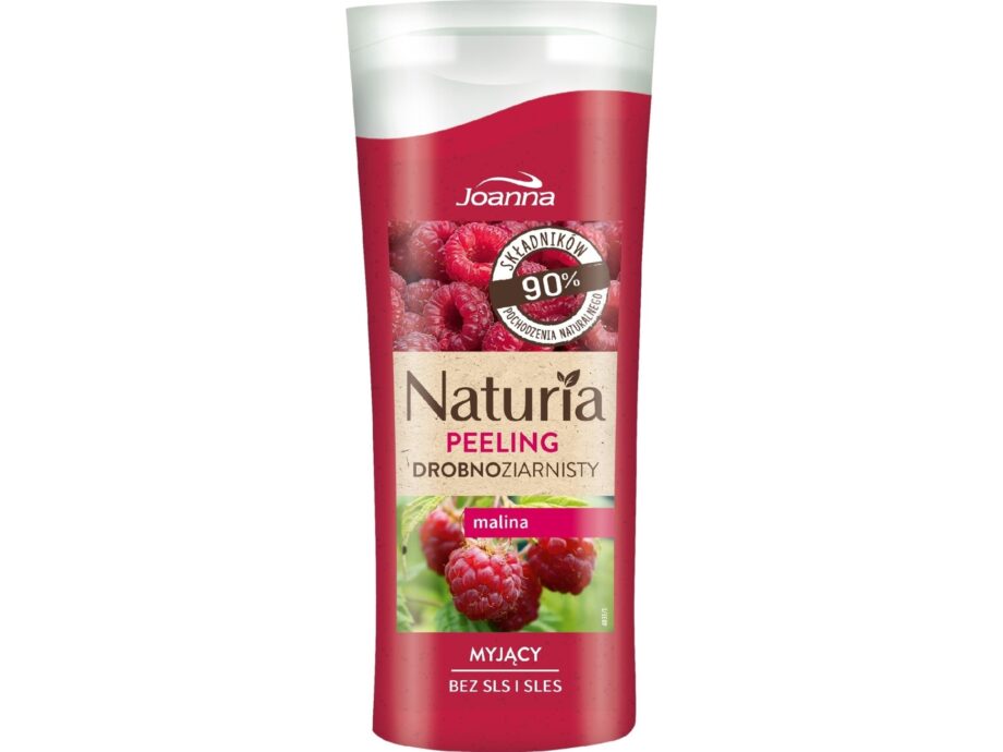 JoannaNaturia Finkornet Bodyscrub med Hindbær 100g