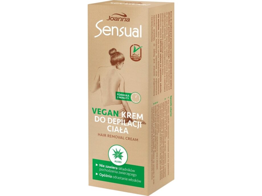 JoannaSensual Vegansk Depilationscreme med Aloe Vera 100g