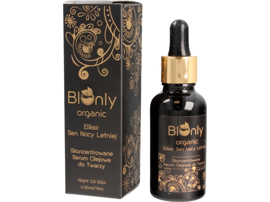 Bionly Økologisk Elixir Sommernat Drøm Ansigtsolie Serum 30ml