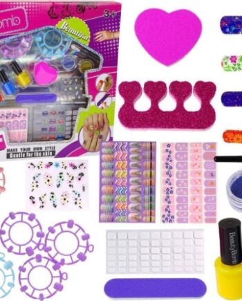 Leantoys Neglelak Klistermærker med Glittermønstre