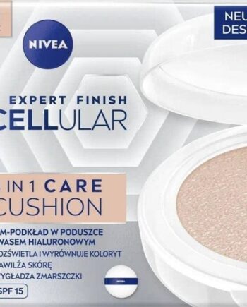 Nivea Cellular Expert Finish 3i1 Pleje Cushion Mørk