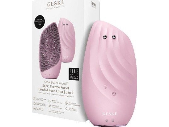 Lyserød Geske Sonic Tandbørste & Ansigtsløft 8i1 med App