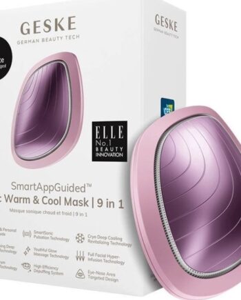 Lyserød Sonic Ansigtsmassageapparat 9i1 med Applikation