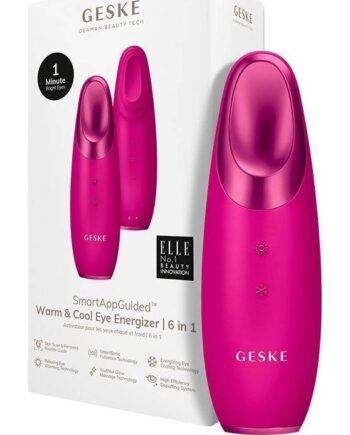 Geske Cool & Warm 6i1 Øjenmassageapparat med App - Magenta