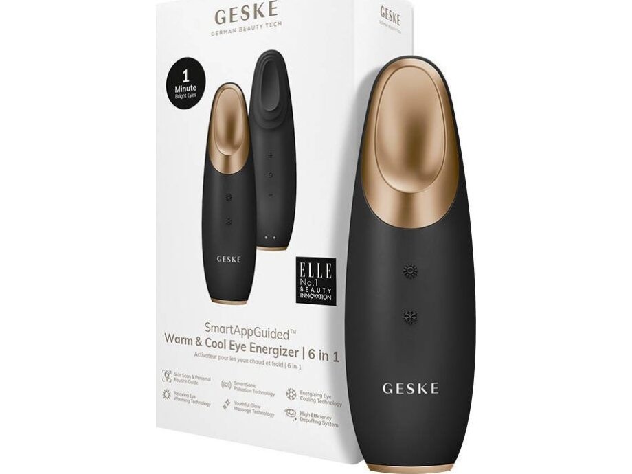Geske Cool & Warm 6i1 Øjenmassageapparat med App - Grå