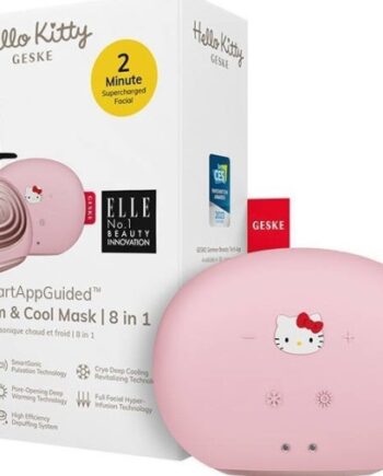 Lyserød Hello Kitty 8i1 Sonic Ansigtsmassager med App