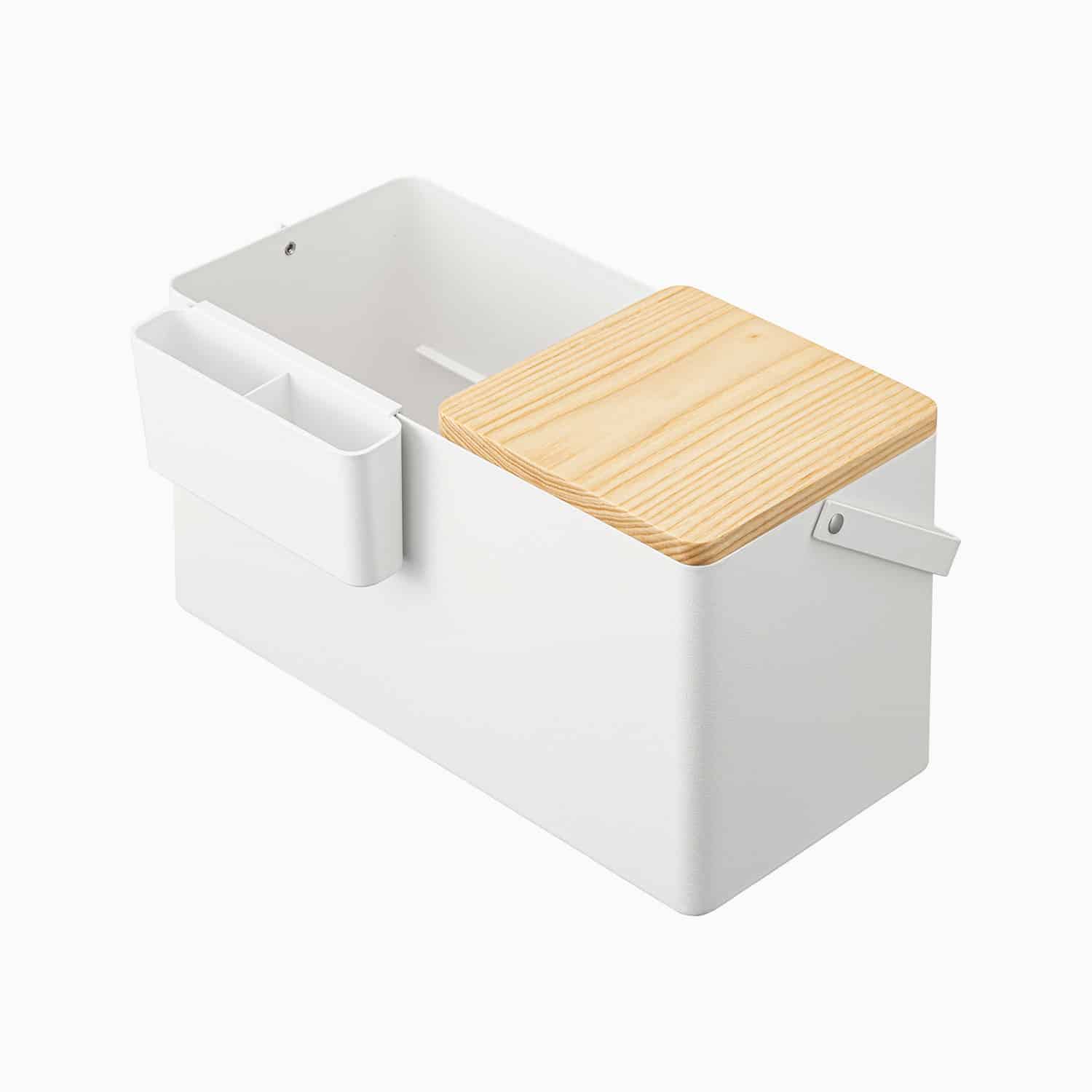 Yamazaki Makeup Kasse i Hvid - Smart Opbevaring til Makeup