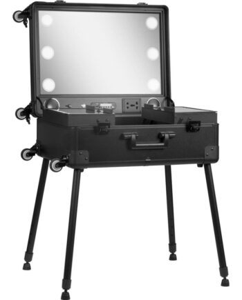 Sort Anker Trunk Bærbar Stander med Højttalere - Udsalg!