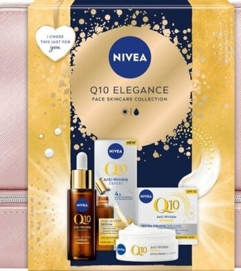 Nivea Q10 Elegance Dagcreme og Serum Sæt 50ml & 30ml