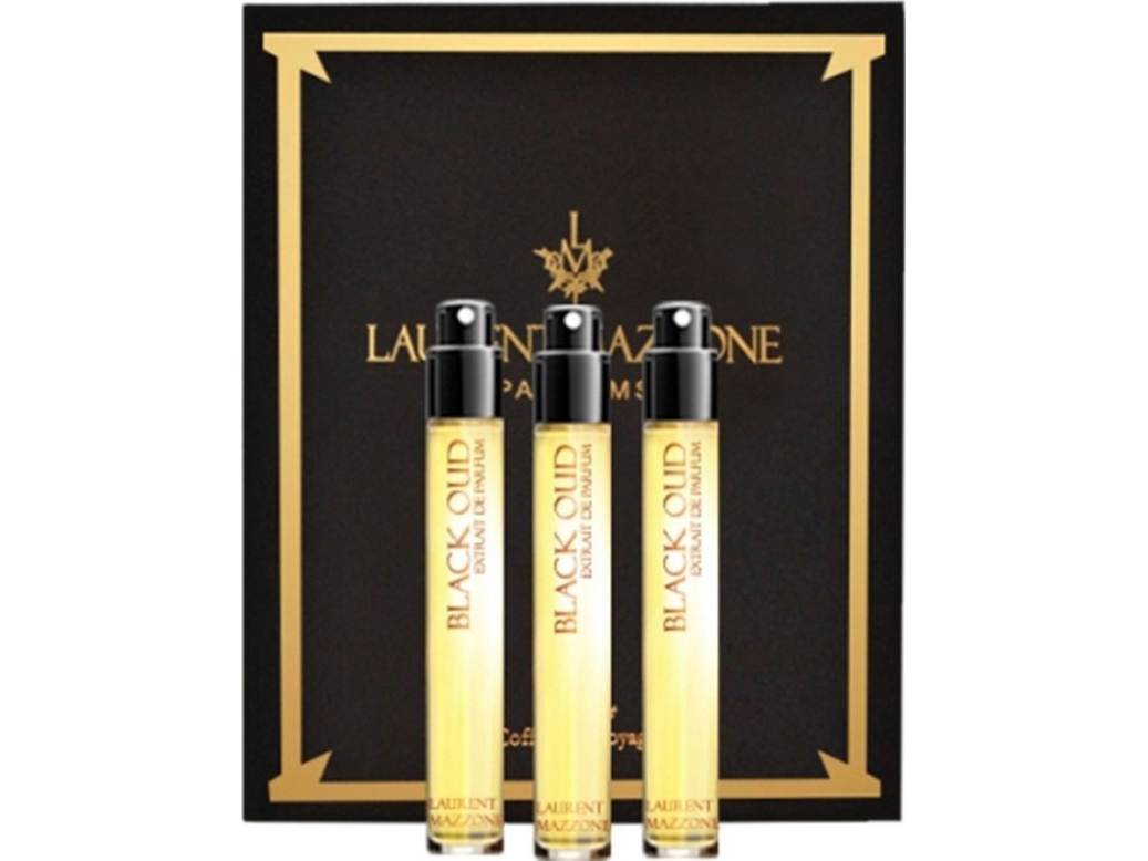 Sort John Richmond Trio Sæt med Laurent Mazzone Black Oud Parfume