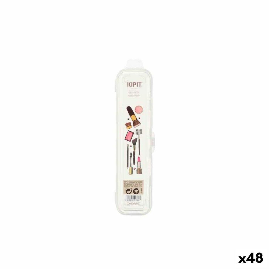 Gennemsigtig Makeup Transportæske - 48 Enheder