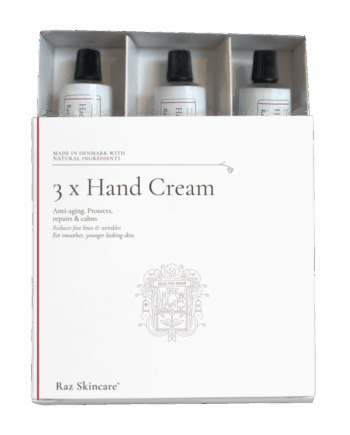 Raz Skincare Håndcreme 25ml - Anti-age Håndpleje 3 stk.