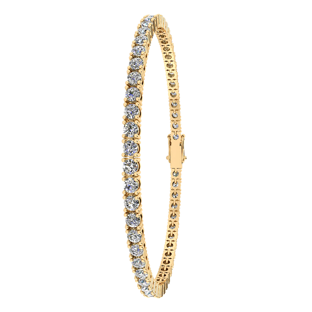 Henrik Ørsnes Design Tennis Armbånd i Guld med Diamanter