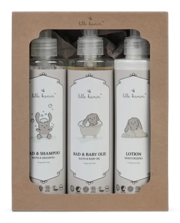 Spa-sæt Gaveæske - Lille Kanin til Babyhud uden Parfume