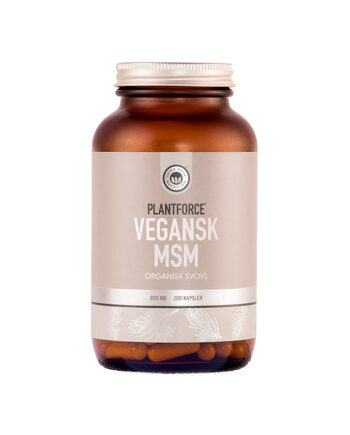 MSM 800 mg Plantebaseret Svovl - 200 Kapsler på Tilbud