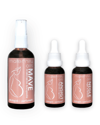 Økologisk Plejesæt til Gravide med Ansigts- og Kropsolie