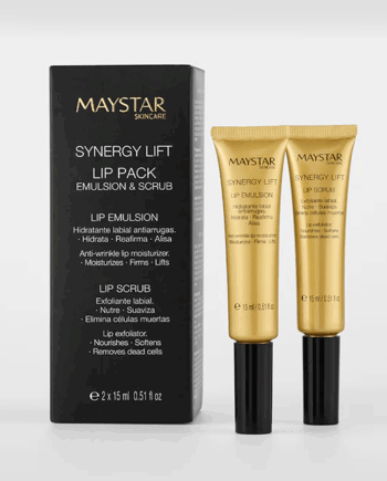 Maystar Læbepleje Sæt - Emulsion & Scrub 2x15 ml