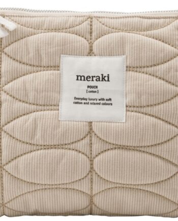 Elegant Hvid Makeup Pung fra Meraki - Perfekt til Skønhed