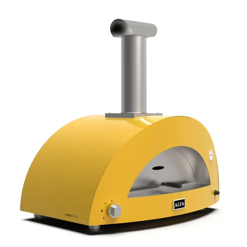 Alfa Forni Moderno 5 Pizze Gul Gas Pizzaovn - Black Friday Tilbud!