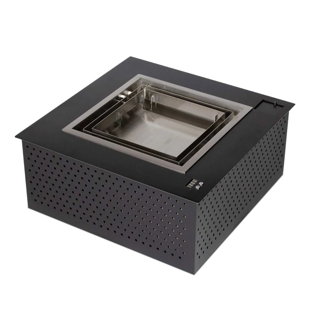 Kvadratisk Automatisk Brandkar - 9 Liter, Sort - Gør-det-selv!