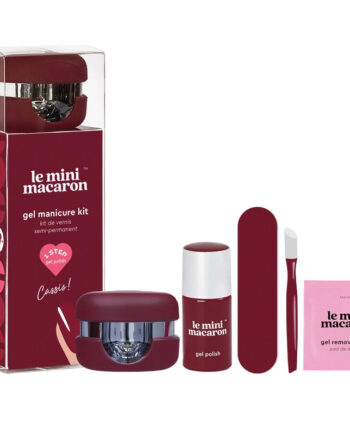 Mini Macaron Gel Manicure Kit Cassis - Hjemmebrug