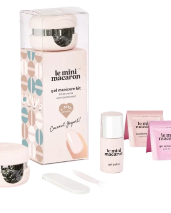 Mini Macaron Gel Manicure Kit - Kokosnød Yoghurt