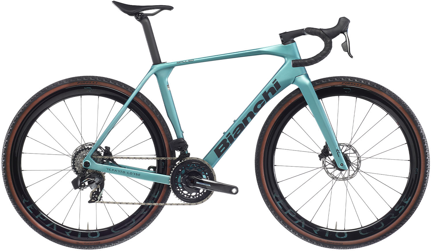Bianchi Impulso GRX 825 Di2 - Alsidig Gravelcykel i Turkis